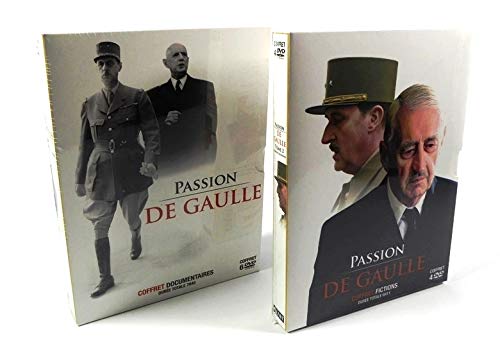 - Lote de 10 DVDs de General de Gaulle: 6 DVD Box Set documental + 4 DVD Box Set Passion De Gaulle (películas de ficción de reconstitución)