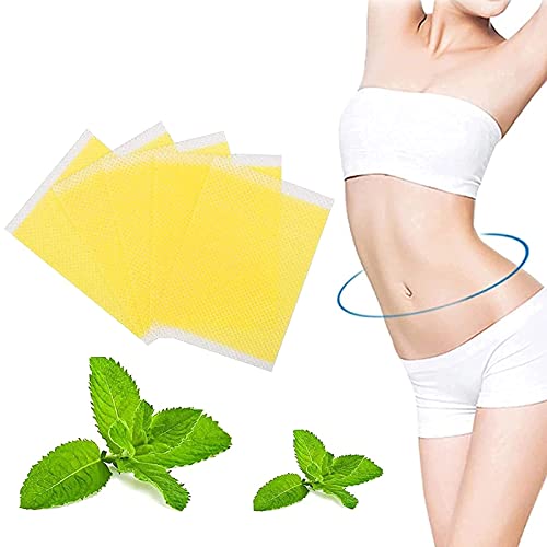 50Pcs Fujimint Patch, Natural Herbal Chinese Medicine Belly Sticker, Weight Loss Slimming Patch, Herbal Waist Trim Mint Patch