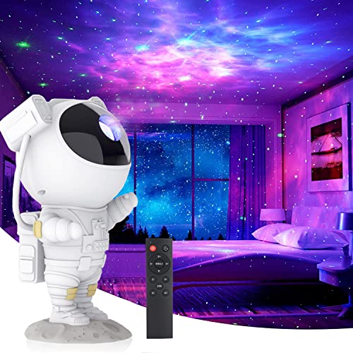 AB AttaBoy Luz nocturna de cielo estrellado, proyector LED, astronauta, para decorar habitaciones, luz de noche, regalo para niños, adultos, fiesta en casa