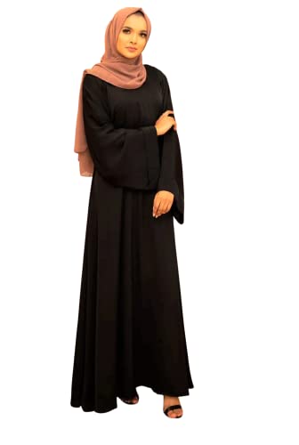 Abaya Mujer Musulmana - Abaya Que Puede llevarse como un Kaftan Mujer Largo, una chilaba árabe Mujer o un Jilbab - L