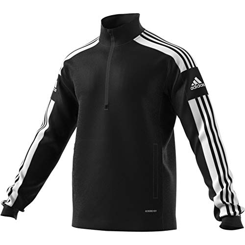 adidas Squadra21 Training, Sudadera de entrenamiento para hombre, Negro/Blanco (Black/White), L