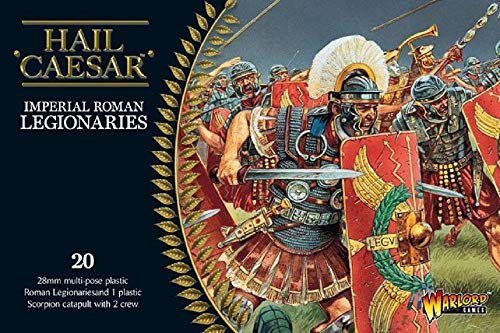 Ancients Imperial Roman Legionaries - 20x 28mm Plastic Miniatures plus Scorpion Catapult and Crew