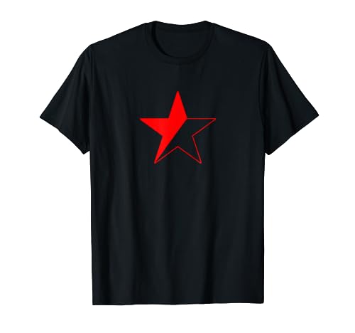 Antifascista Estrella Roja Musica Punk & Rock Conciertos Camiseta