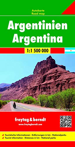 Argentina, mapa de carreteras. Escala 1:1.500.000. Freytag & Berndt.: Wegenkaart 1:1 500 000: AK 206 (Auto karte)