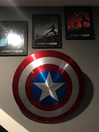 Armadura medieval Capitán América Escudo Replica Metal Prop 75 Aniversario Vengadores