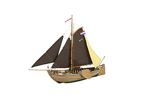 Artesanía Latina - Maqueta de Barco en Madera - Barco de Pesca Holandés, Botter - Modelo 22125, Escala 1:35 - Maquetas para Montar - Nivel Medio