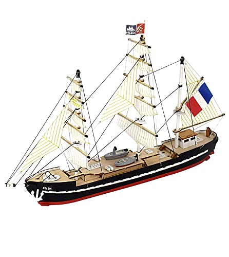 Artesanía Latina - Maqueta de Barco en Madera - Easy Kit Buque Escuela Francés, Belem - Modelo 17001, Escala 1:160 - Maquetas para Montar - Nivel Principiante