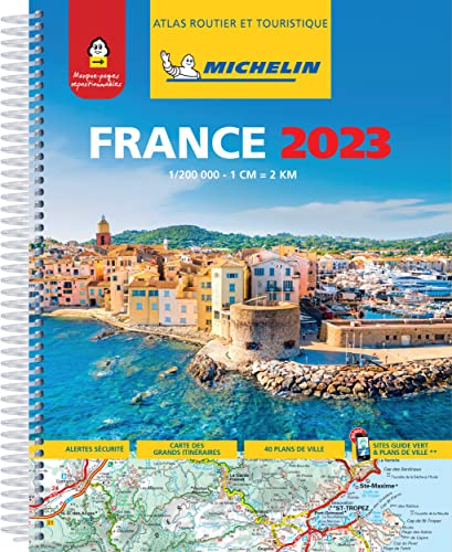 Atlas routier France 2023 Michelin (A4-Spirale) (Atlas France)