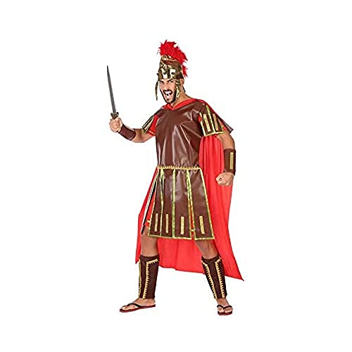 Atosa Disfraz Gladiador Hombre Adulto, Perfecto para Amantes de las Batallas Luchadores Antigua Roma, Formado por 7 Piezas, Temáticas de Cultura e Historia, Talla M