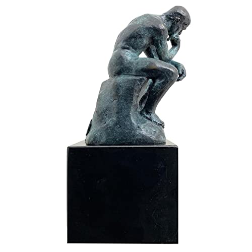 aubaho Escultura reproducción Bronce Pensador Escultura de Rodin de Color réplica