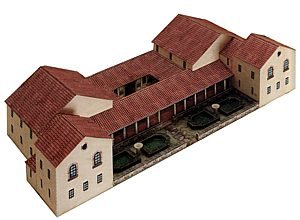Aue Verlag Schreiber-Bogen Card Modelling Roman Estate Villa Rustica