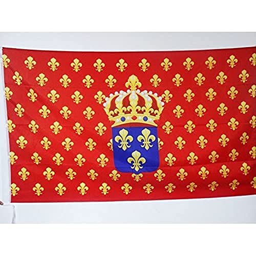 AZ FLAG Bandera de la Marina MERCANTE Francesa Siglo XVIII 150x90cm para Palo - Bandera Naval Francesa 90 x 150 cm