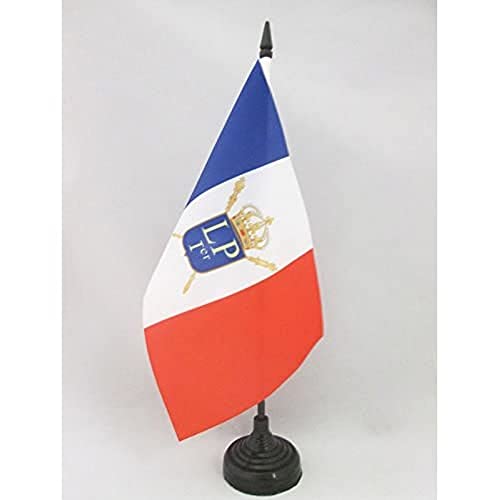 AZ FLAG Bandera de Mesa de Luis Felipe I DE Francia (1830–1848) 21x14cm - BANDERINA de DESPACHO Reino DE Francia 14 x 21 cm
