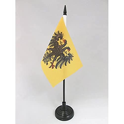 AZ FLAG Bandera de Mesa del Sacro Imperio Romano GERMÁNICO 962-1806 15x10cm - BANDERINA de DESPACHO Primer Reich 10 x 15 cm