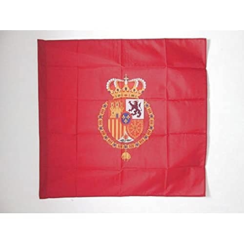 AZ FLAG Bandera del ESTANDARTE del Rey Felipe Vi DE ESPAÑA 90x90cm para Palo - Bandera Real DE ESPAÑA 90 x 90 cm