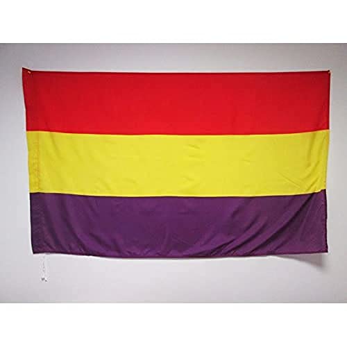 AZ FLAG Bandera ESPAÑA Republicana SIN Escudo 150x90cm para Palo - Bandera DE LA Republica ESPAÑOLA 90 x 150 cm