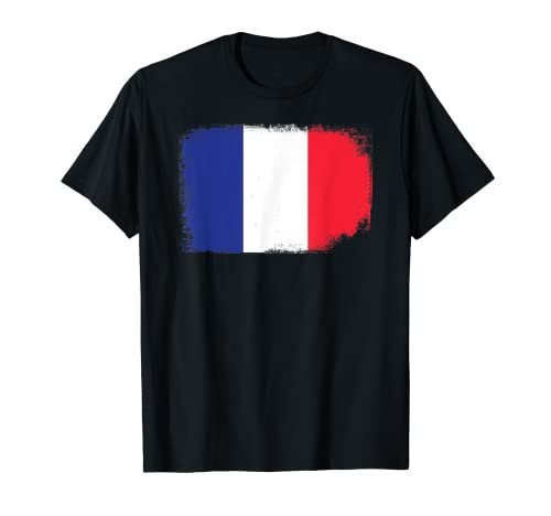 Bandera Francia Revolución Francesa Bandera Nacional París Europa Camiseta