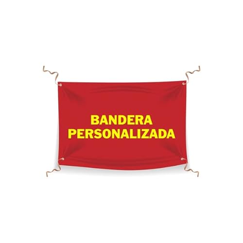 Bandera Personalizada con tu Foto y Texto preferido 70x100 cm o 150x100 cm Bandera de España personalizada Bandera para futbol (150X100 cm)