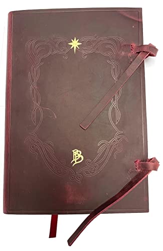 Bilbo Libro de Cuero Rojo Westmarch Réplica Historia de Bard en Hobbiton Memoir, rosso