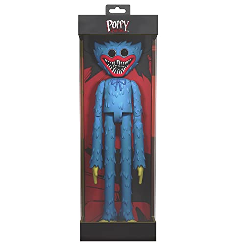 Bizak Poppy Playtime Figura Acción de 30 cm en la Caja Original del Videojuego, con Doble Cara, una con Dientes y Otra sin Ellos, recrea la Partida del Videojuego, a Partir de 6 años (64230011)
