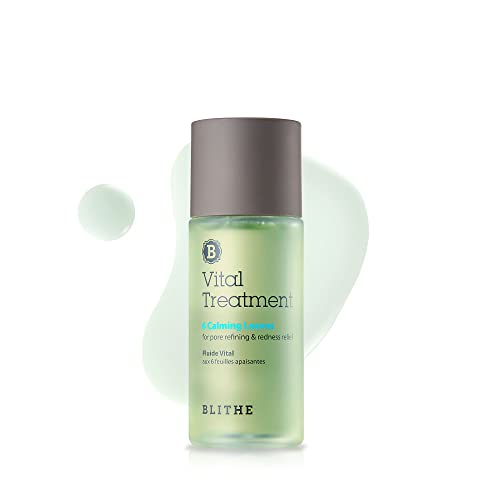 Blithe Korean Skin Care 6 Leaves Clear Essence para rosácea y alivio del enrojecimiento, BHA Toner Cooling Moisturizer para la cara, Wintergreen Green Tea 54 ml