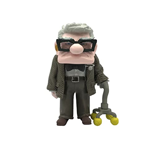 Bullyland 12730 - Figura de Juego Carl Fredricksen de Disney Pixar Upstairs, Aprox. 6,3 cm, Fiel al Detalle, sin PVC, óptimo como Figura de Tarta y pequeño Regalo para niños a Partir de 3 años