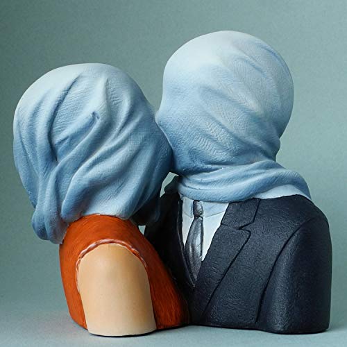 Busto - Los Amantes / The Lovers - 12,5cm, resin, replica, basado de una obra de Rene Magritte #05