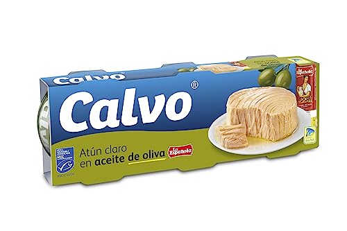 Calvo Atún claro en Aceite de Oliva La Española Pack3 x 100g