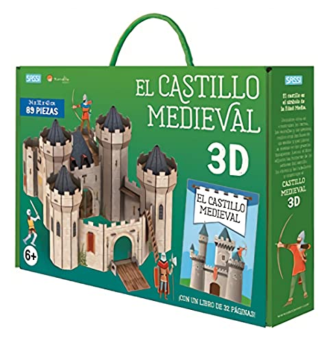 castillo 3d carton+maqueta edic ilustrad