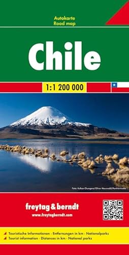 Chile, mapa de carreteras. Escala 1:1.200.000 Freytag & Berndt: Wegenkaart 1:1 200 000: AK 173 (Auto karte)
