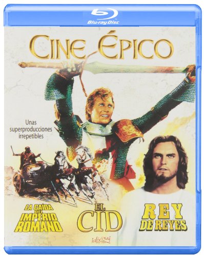 Cine Epico (Blu-ray) Pack 3 peliculas: El Cid / La Caida del Imperio Romano / Rey de Reyes