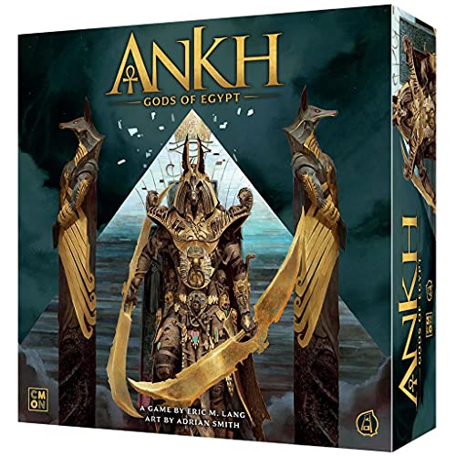 CMON - Cool Mini or Not Ankh: Dioses de Egipto - Juego de Mesa en Español, CMANK001ES, 14+ años