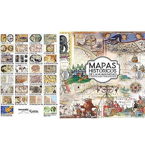 Colección Mapas Históricos de la Humanidad. 35 Mapas Históricos de el Siglo X al Siglo XX en 30 Láminas. Una colección imprescindible para conocer la evolución de la imagen de España y del Mundo