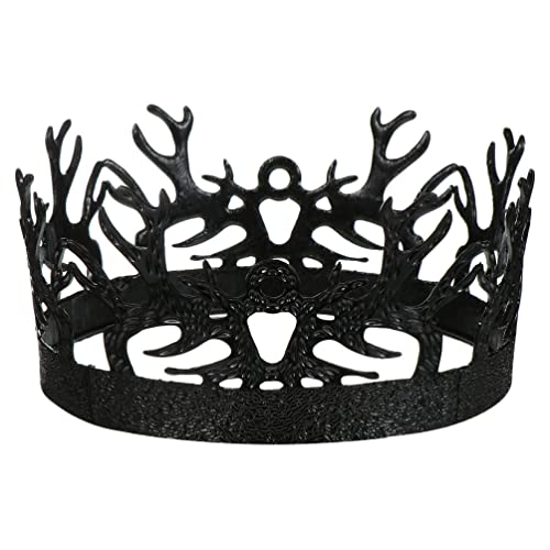 Corona De La Corte De La Vendimia Accesorios De Disfraces De Halloween Coronas De Reyes Medievales Tiara De Princesa Retro Decoración Hombre Aleación Estilo Europeo Rey