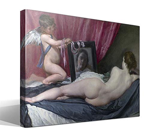Cuadro Canvas La Venus del espejo de Diego Rodríguez de Silva y Velázquez