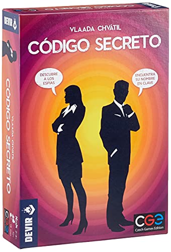 Devir - Código Secreto, Juego de Mesa, Juego de Mesa con Amigos, Juego para fiestas, Juego de Mesa Adultos, Edad 10 años (BGCOSE)