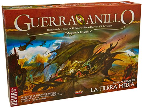 Devir - Guerra del Anillo, Guerreros de la Tierra Media, Juego de Mesa, Juego de Mesa de Estrategia, Juego de Mesa para Expertos (BGUERRA)