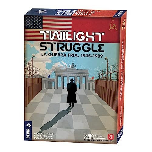 Devir - Twilight Struggle: la Guerra Fría, 1945-1989, Juego de Mesa, Juego de mesa estratégico ambientado en la la guerra fria, História (BGTWIST)