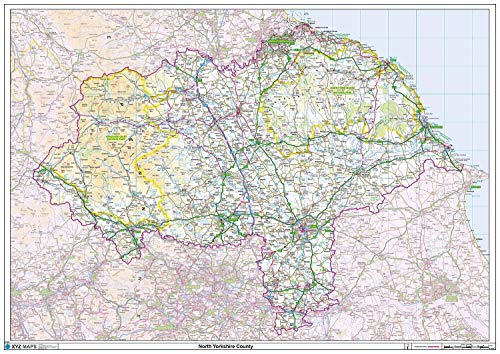 Documento del mapa del condado de North Yorkshire
