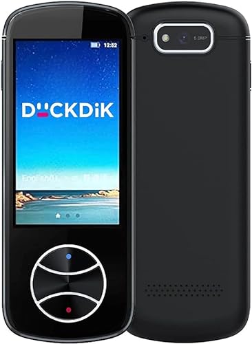 DuckDik 7 Traductor de Idiomas por Voz Instantáneo Traductor Simultáneo No Necesita Wi-Fi La Mejor Traducción Bidireccional Sin conexión en 16 Idiomas (español Offline) 109 en línea (Negro)