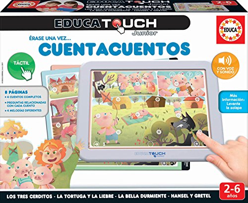 Educa - EducaTouch Junior, Érase una Vez Cuentacuentos 2, con música y Canciones, Juego Educativo para niños, a Partir de 24 Meses (17952)