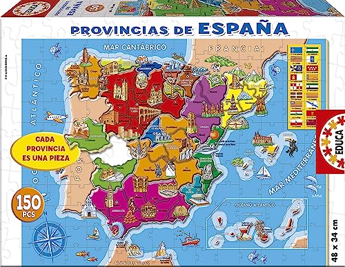 Educa - Provincias España Puzzle 150 Piezas (14870)