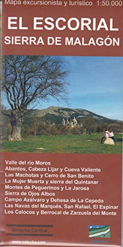 EL ESCORIAL - SIERRA DE MALAGÓN. MAPA EXCURSIONISTA Y TURÍSTICO (GUIAS VIAJE)