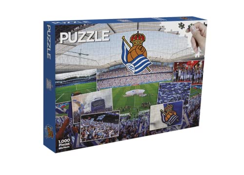 Eleven Force-15167 Puzzle 1000 Piezas Real Sociedad, Multicolor, Grande (15167)