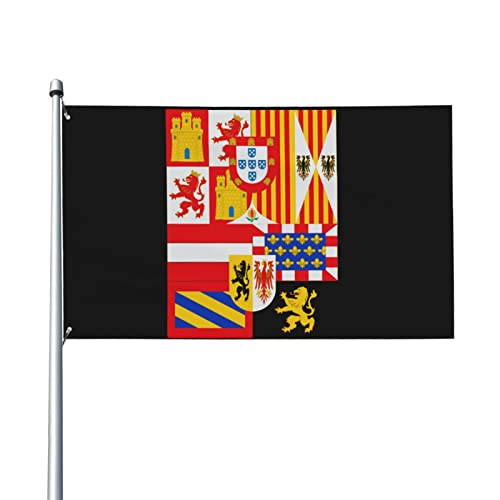 Estandarte Real de Felipe II 3x5ft Patio Jardín Bandera Decoración interior Bandera impresa de un solo lado