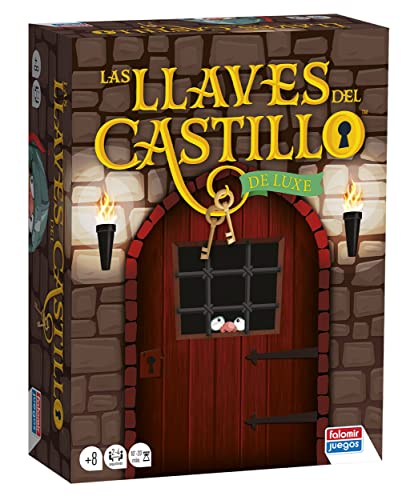 Falomir - Juego de Mesa Las Llaves del Castillo de Luxe | Estrategia y Suerte | Perfecto para Niños de a partir de 8 Años y Adultos | Juega en Familia