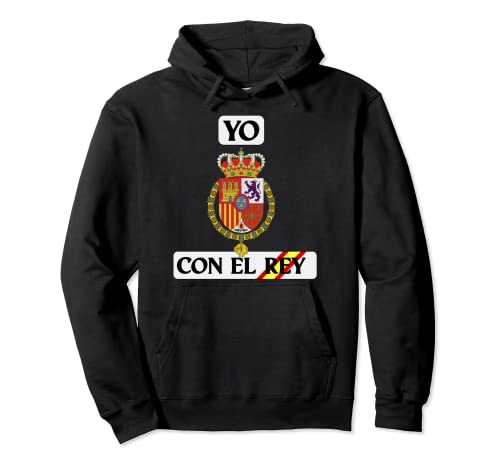 Felipe IV - Yo Con el Rey Monarquía España Escudo de Armas Sudadera con Capucha