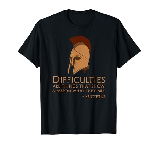 Filosofía Griega Antigua - Cotización de Estoicismo - Epictetus Stoic Camiseta