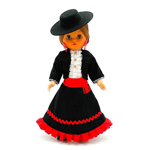 Folk Artesanía Muñeca Regional colección 35 cm Vestido típico Cordobesa Córdoba Andalucía España, Nueva y Original.