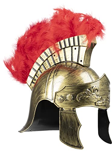 Funidelia | Casco de centurión Romano para Hombre y Mujer Roma, Gladiador, Centurión, Culturas & Tradiciones - Color: Marrón, Accesorio para Disfraz